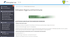 Desktop Screenshot of eigersund.arkivplan.no