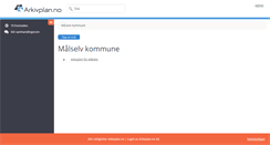 Desktop Screenshot of malselv.arkivplan.no