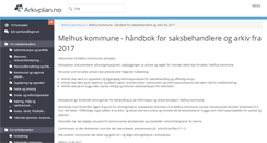 Desktop Screenshot of melhus.arkivplan.no