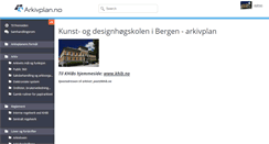 Desktop Screenshot of khib.arkivplan.no