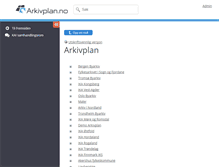 Tablet Screenshot of kommune.arkivplan.no