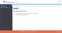 Desktop Screenshot of grong.arkivplan.no