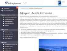 Tablet Screenshot of molde.arkivplan.no