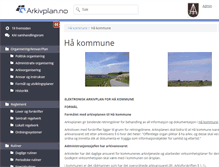 Tablet Screenshot of haa.arkivplan.no