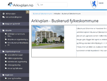 Tablet Screenshot of buskerud.arkivplan.no
