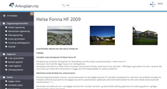 Desktop Screenshot of helsefonna.arkivplan.no
